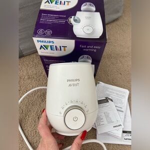 Phillips fast bottle warmer. Like new, barely used